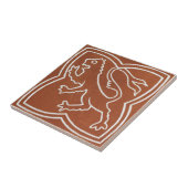  Iers ontwerp voor keramische kunst Red Lion Tegeltje (Zijkant)