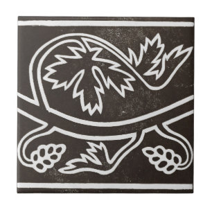  Iers ontwerp voor keramische kunst zwart Tegeltje