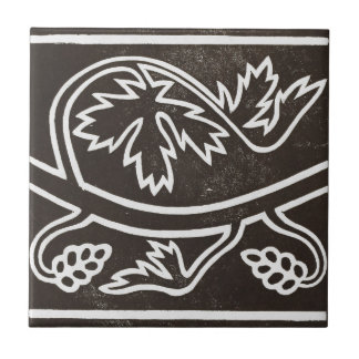 Iers ontwerp voor keramische kunst zwart Tegeltje