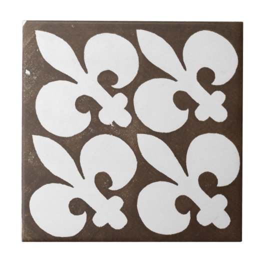  Iers ontwerp voor keramische kunst zwart Tegeltje (Voorkant)