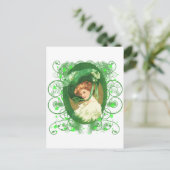  Iers  ontwerp voor Vrouw Briefkaart (Staand voorkant)