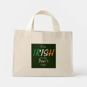 Iers op mijn bieren kant tcnt mini tote bag (Achterkant)