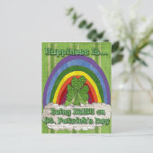 Iers op St Patrick's Day Briefkaart (Staand voorkant)