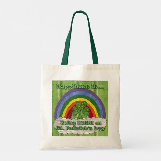 Iers op St Patrick's Day Canvas tas (Achterkant)
