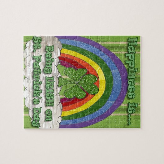 Iers op St Patrick's Day Legpuzzel (Horizontaal)