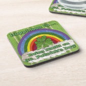 Iers op St Patrick's Day Onderzetter (Linkerzijde)