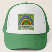 Iers op St Patrick's Day Trucker Hat Trucker Pet (Voorkant)