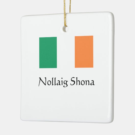 Iers Ornament met prettige kerst (Links)