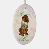 Iers Ornament voor Spaniel Heart Mam Keramisch (Rechts)