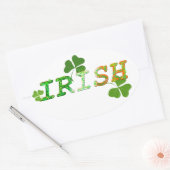 Iers Ovale Sticker (Envelop)