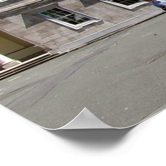 Iers parlementsgebouw, Leinster House, Dublin Poster (Hoek)