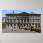 Iers parlementsgebouw, Leinster House, Dublin Poster (Voorkant)