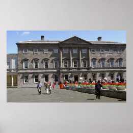 Iers parlementsgebouw, Leinster House, Dublin Poster
