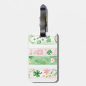 Iers patroon Bagagelabel (Achterkant verticaal)