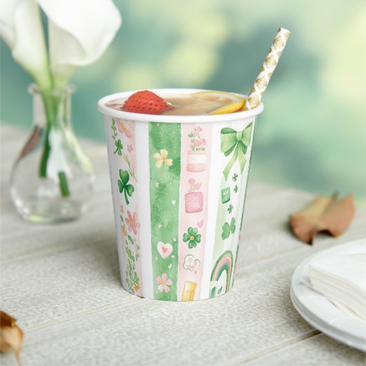  Iers patroon Papieren Bekers (Insitu)