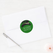 Iers Pet Adresetiketten Ronde Sticker (Envelop)