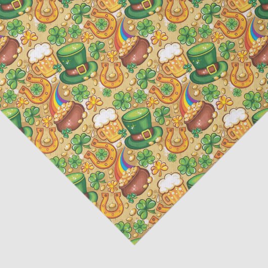 Iers Pet en munten Tissuepapier (Detail)