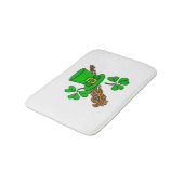 Iers Pet en Shamrocks Badmat (Gekanteld)
