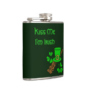 Iers Pet en Shamrocks Heupfles (Rechts)