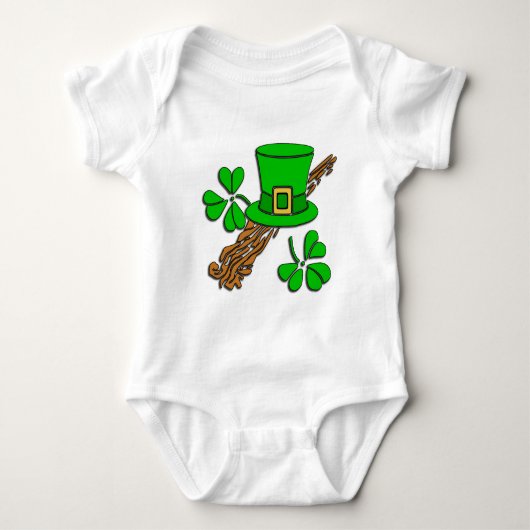 Iers Pet en Shamrocks Romper (Voorkant)