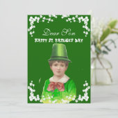  Iers Pet St. Patrick's Day Son/Grandson Feestdagenkaart (Staand voorkant)