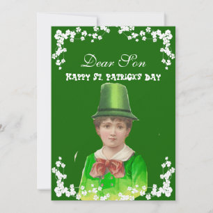  Iers Pet St. Patrick's Day Son/Grandson Feestdagenkaart