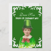  Iers Pet St. Patrick's Day Son/Grandson Feestdagenkaart (Voorkant)