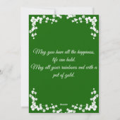  Iers Pet St. Patrick's Day Son/Grandson Feestdagenkaart (Achterkant)