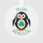 Iers pinguïn ornament (achterkant)