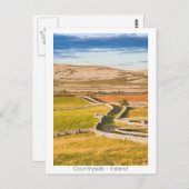 Iers platteland briefkaart (Voorkant / Achterkant)