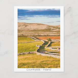 Iers platteland briefkaart