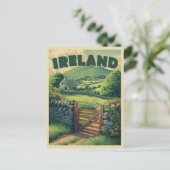  Iers platteland Briefkaart (Staand voorkant)