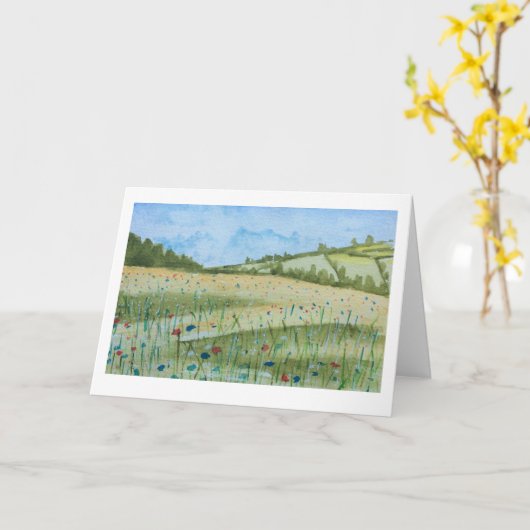 Iers platteland kaart (Gele Bloem)