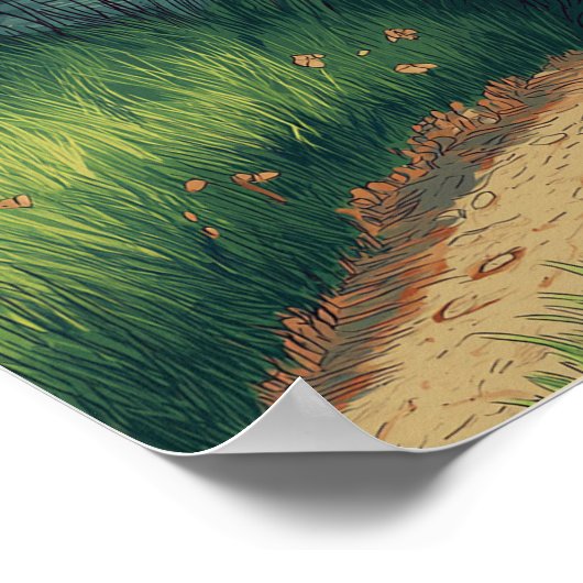  Iers platteland Poster (Hoek)