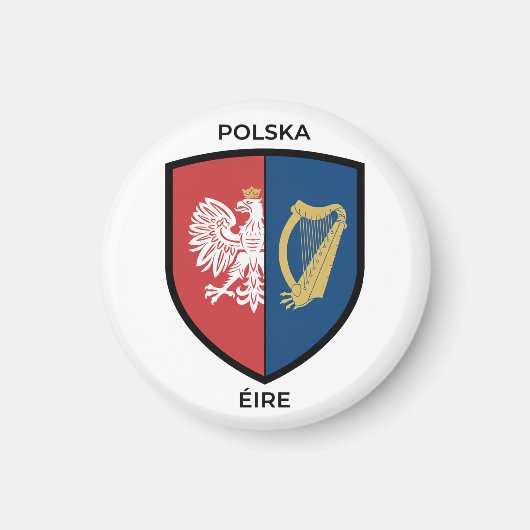 Iers-Pools erfgoed Magneet (Voorkant)