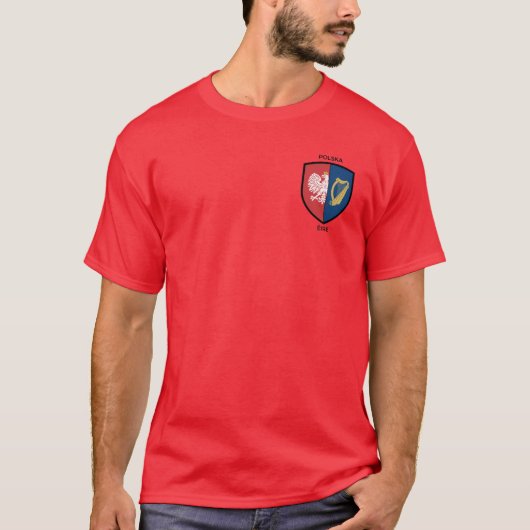 Iers-Poolse Erfgoed T-shirt (Voorkant)