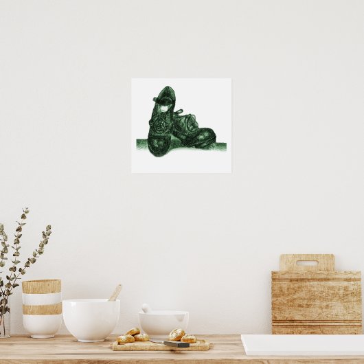 Iers Poster voor harde schoenen (Keuken)