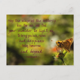 Iers Proverb Motivatie Briefkaart