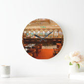 Iers Pub afbeelding voor ronde-wandklok Grote Klok (Huis)