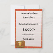 Iers pub bord kaart (Achterkant)