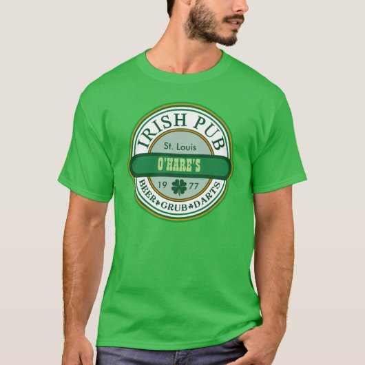 IERS PUB T-SHIRT aan te passen (Voorkant)