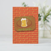 Iers pub-uitgehangen bord kaart (Staand voorkant)