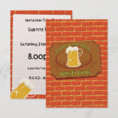 Iers pub-uitgehangen bord kaart (Voorkant / Achterkant)
