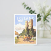  Iers reisposter Briefkaart (Staand voorkant)