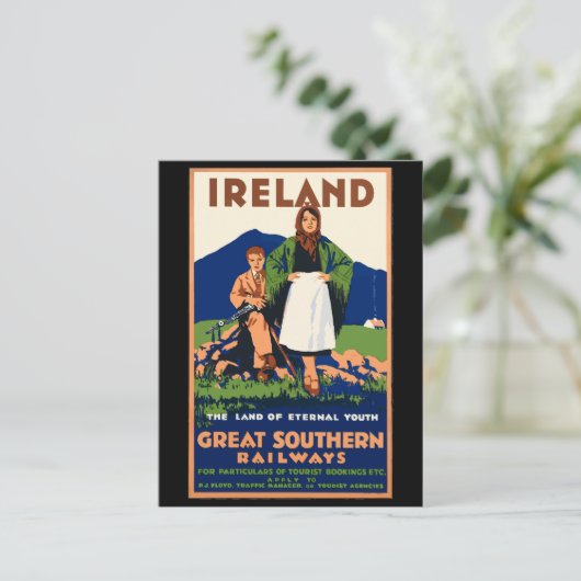  Iers reisposter, Briefkaart (Staand voorkant)