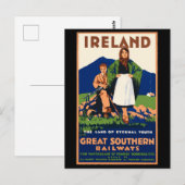  Iers reisposter, Briefkaart (Voorkant / Achterkant)