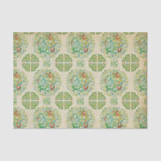 Iers Roos Celtic Knot Tissue Paper Tissuepapier (Voorkant)