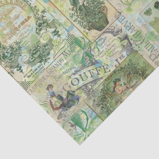 Iers Roos Collage Tissue Paper Tissuepapier (Detail)