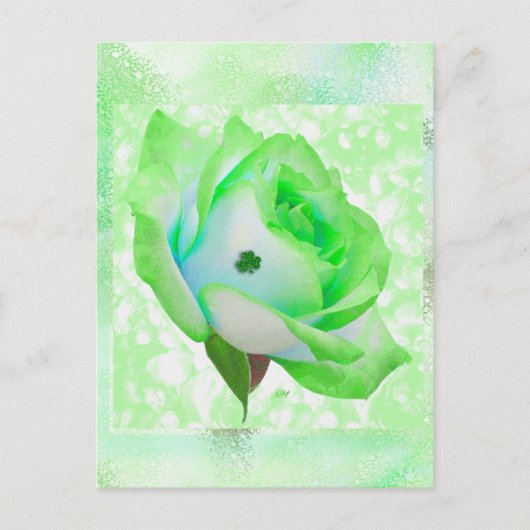 Iers roos en Jubileum! Kaart (Voorkant)