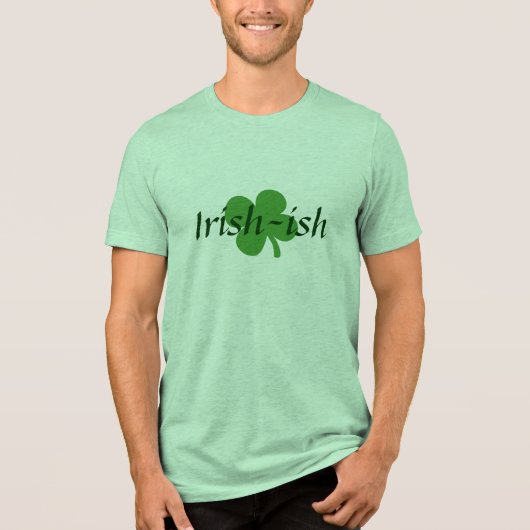 Iers-Schattigee St. Patrick's Day Tri-Blend Shirt (Voorkant)